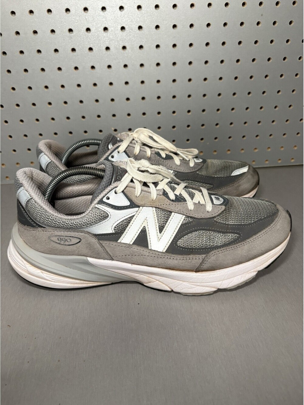 New Balance 990v6 Made In USA Shoes Mens Sz 12 Gray Grey Suede Sneakers M990GL6